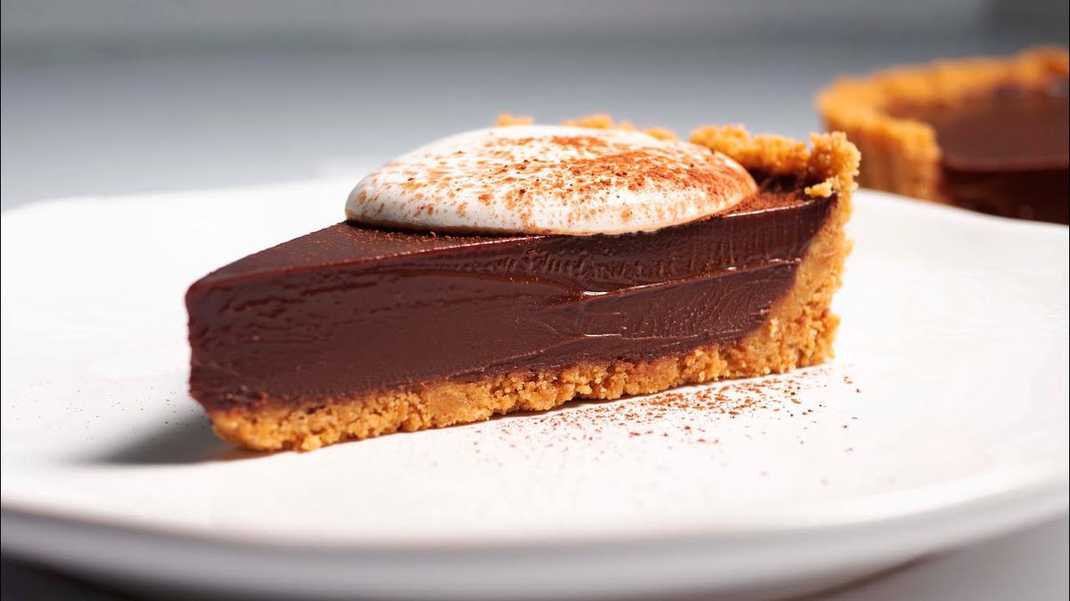 'Video thumbnail for No-bake Chocolate Tart'