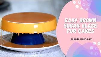 'Video thumbnail for Easy Brown Sugar Glaze For Cakes'