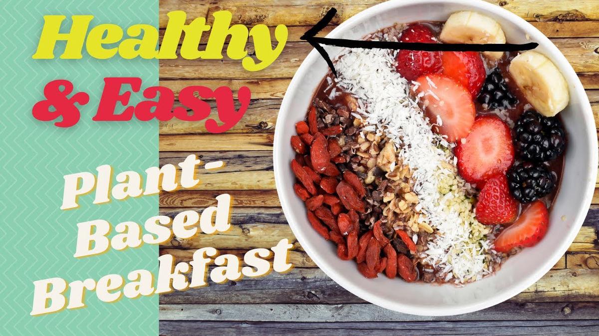 'Video thumbnail for Oatmeal with Chia Seeds & Flax - HEALTHY Plant-Based Breakfast Idea [Vegetarian & Vegan]'