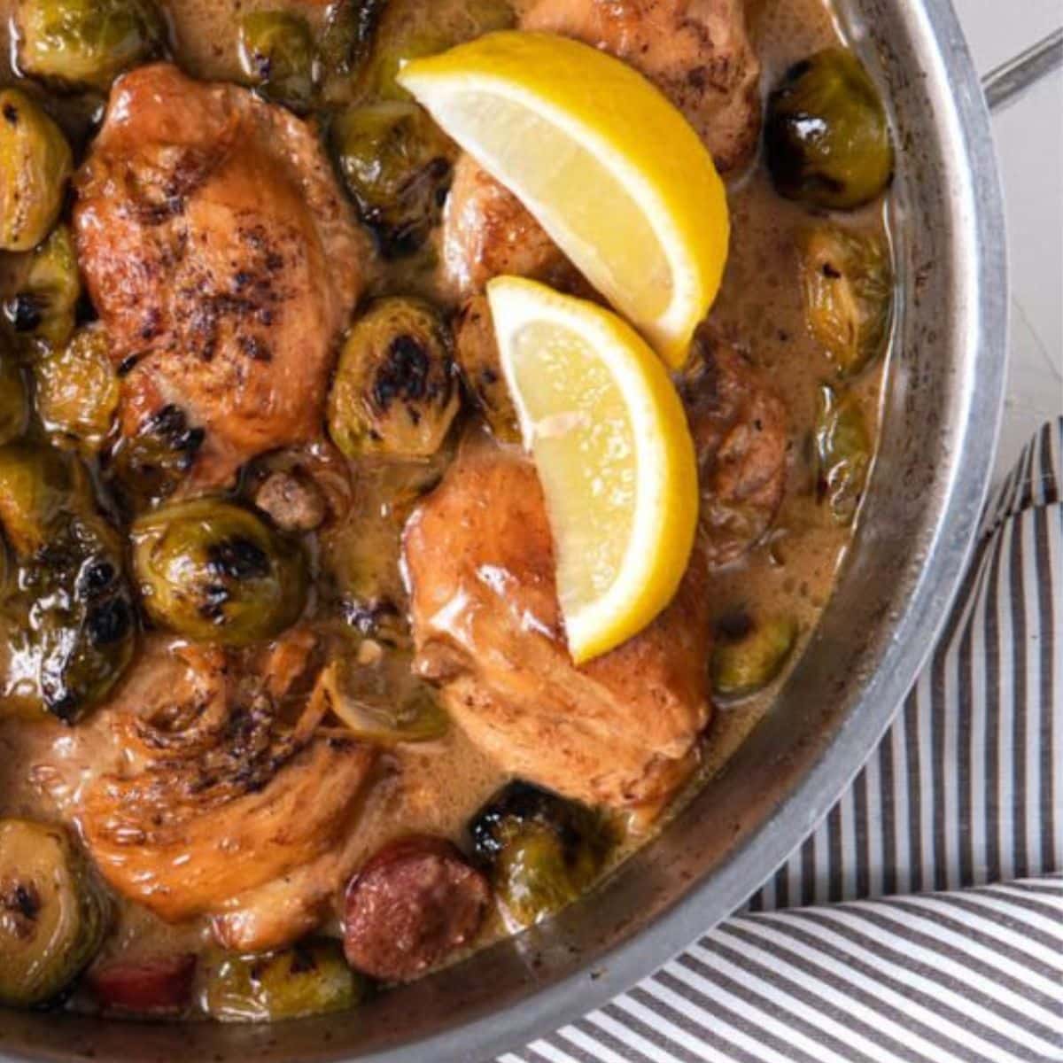 Coq Au Vin with Brussels Sprouts