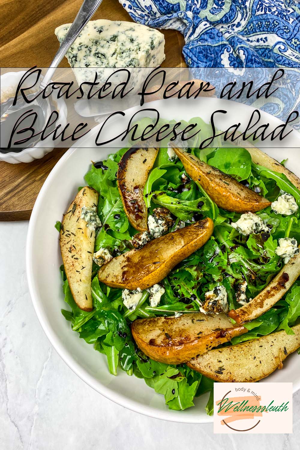 roasted pear-bluecheese