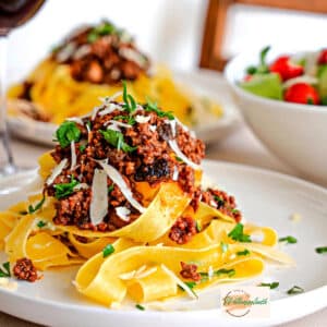 Beef and Mushroom Bolognese