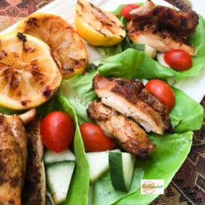 Shawarma-Spiced Chicken Wraps
