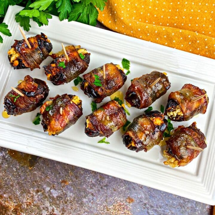 Bacon-Wrapped Stuffed Dates - wellnesssleuth