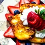 Broiled Angel Food Cake with Maple Whipped Cream
