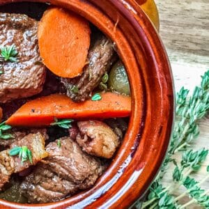 Braised Beef Burgundy Stew