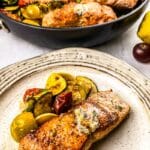 Crispy Salmon with Herb Butter