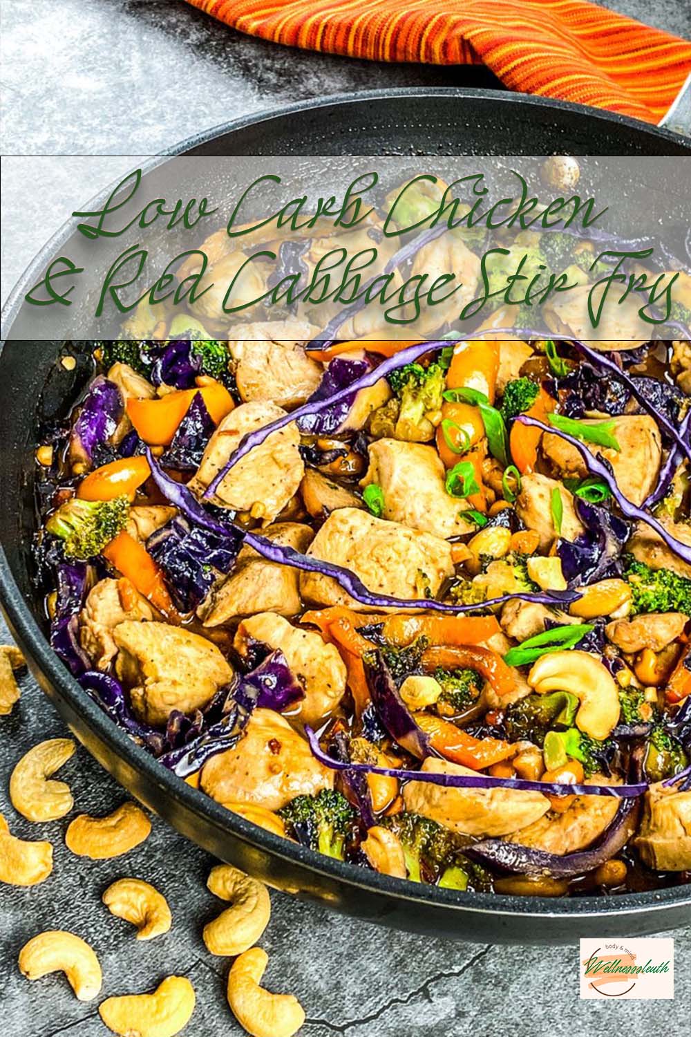 Low Carb Chicken & Red Cabbage Stir Fry