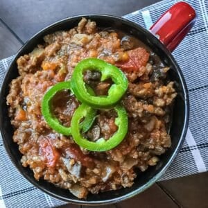Beef & Mushroom Chili