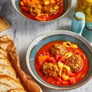 Homemade Italian Meatball Soup