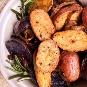 Tri-Color Roasted Rosemary Potatoes