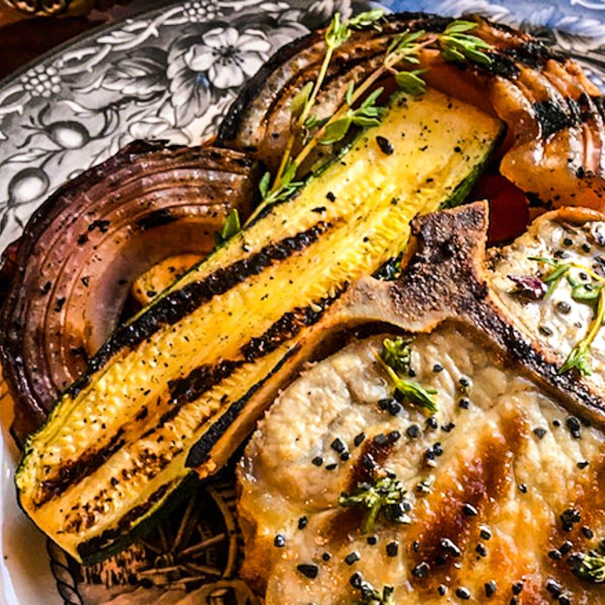 Grilled Vegetable Medley with Herb Butter