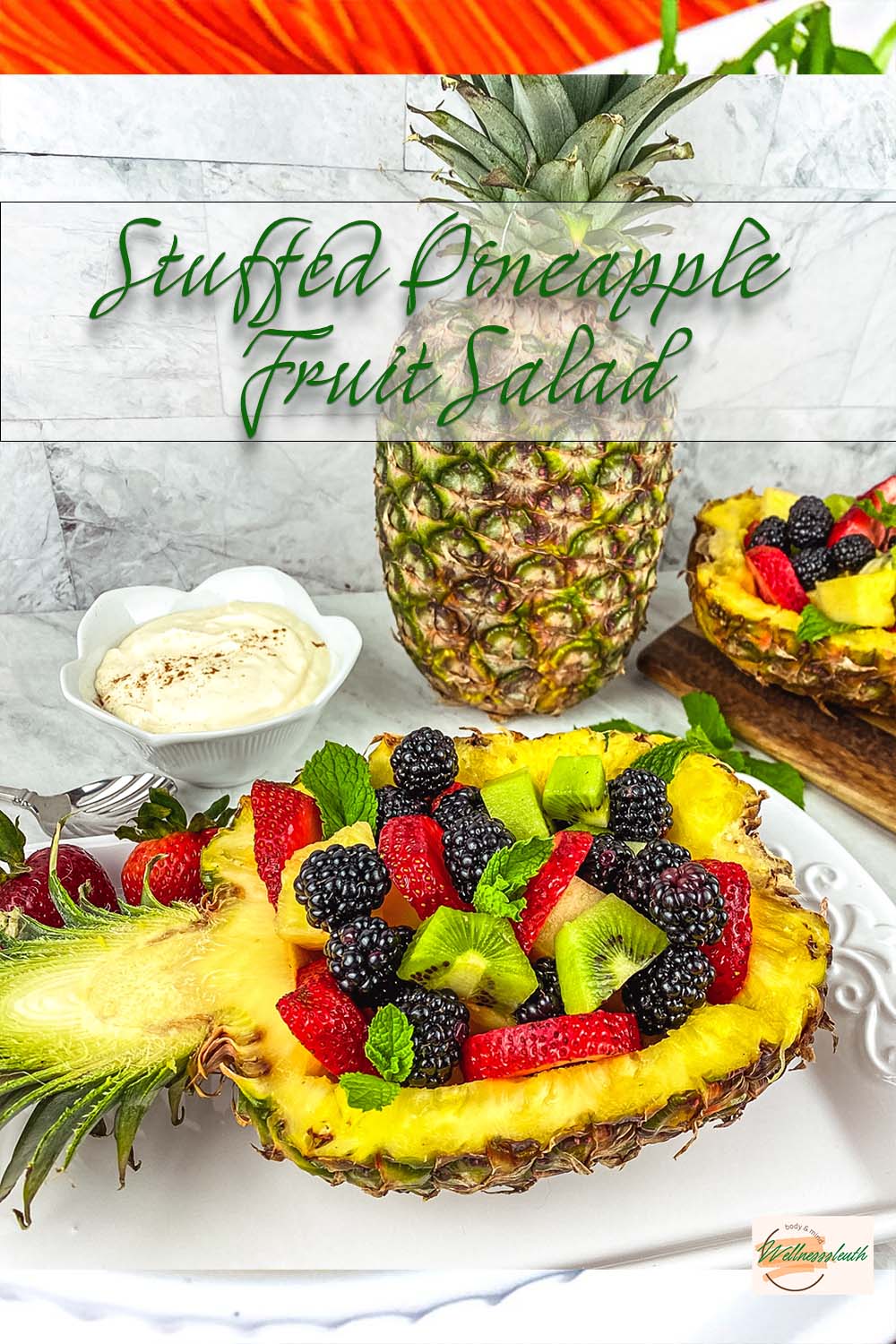 Stuffed Pineapple Fruit Salad