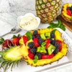 Stuffed Pineapple Fruit Salad
