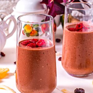 Chocolate Raspberry Smoothie