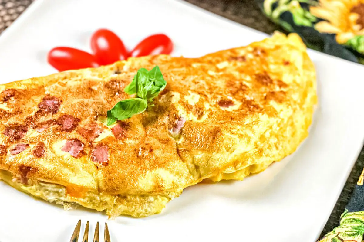 Easy To Make Ham & Cheese Omelette - wellnesssleuth
