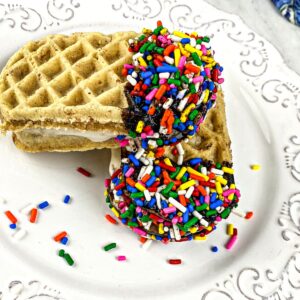 Waffle Ice Cream Sandwiches