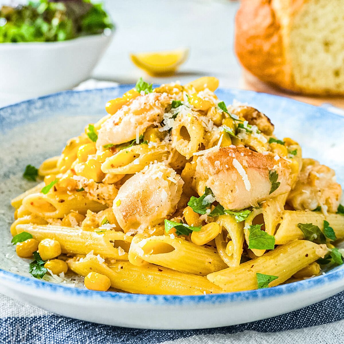 Lump Crab and Corn Penne