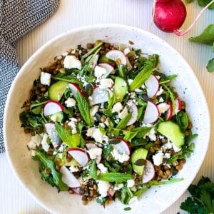 Lentil Salad with Cucumber