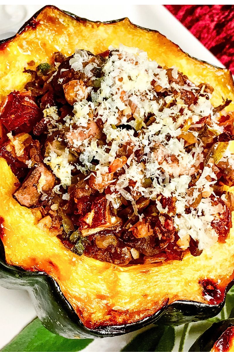 Sage-Stuffed-Acorn-Squash