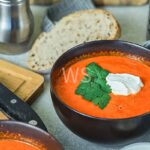 Roasted Red Pepper and Mascarpone Soup
