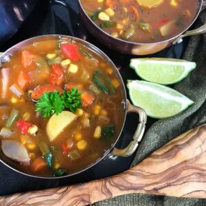 Slow Cooker Vegan Vegetable Soup