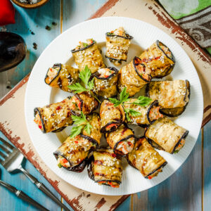 Grilled Eggplant Roll