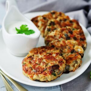 Eggplant Oats Fritters