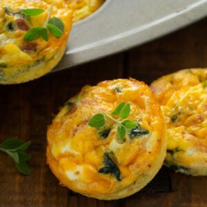 Spinach and Bacon Egg Muffins