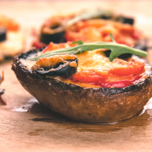 Portobello Mushrooms Pizza