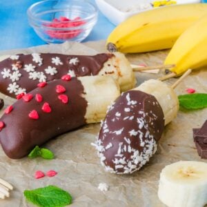 Chocolate Banana Pops