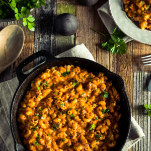 Homemade Hamburger Macaroni and Cheese