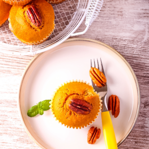 Pumpkin Muffins with Cream Cheese Filling