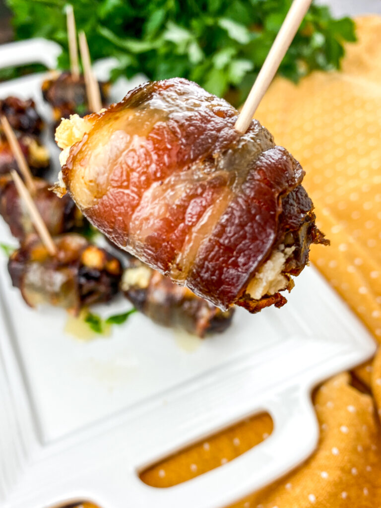 Bacon-Wrapped Stuffed Dates - wellnesssleuth