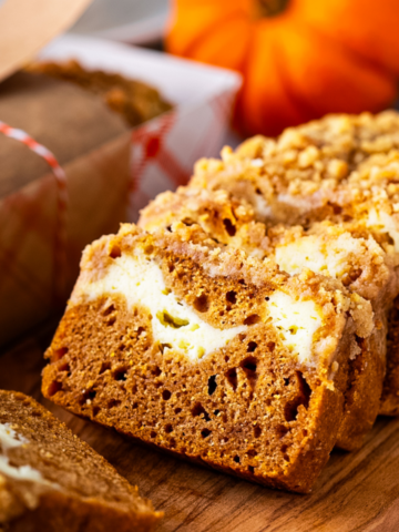 Cream Cheese-Filled Pumpkin Bread Recipe