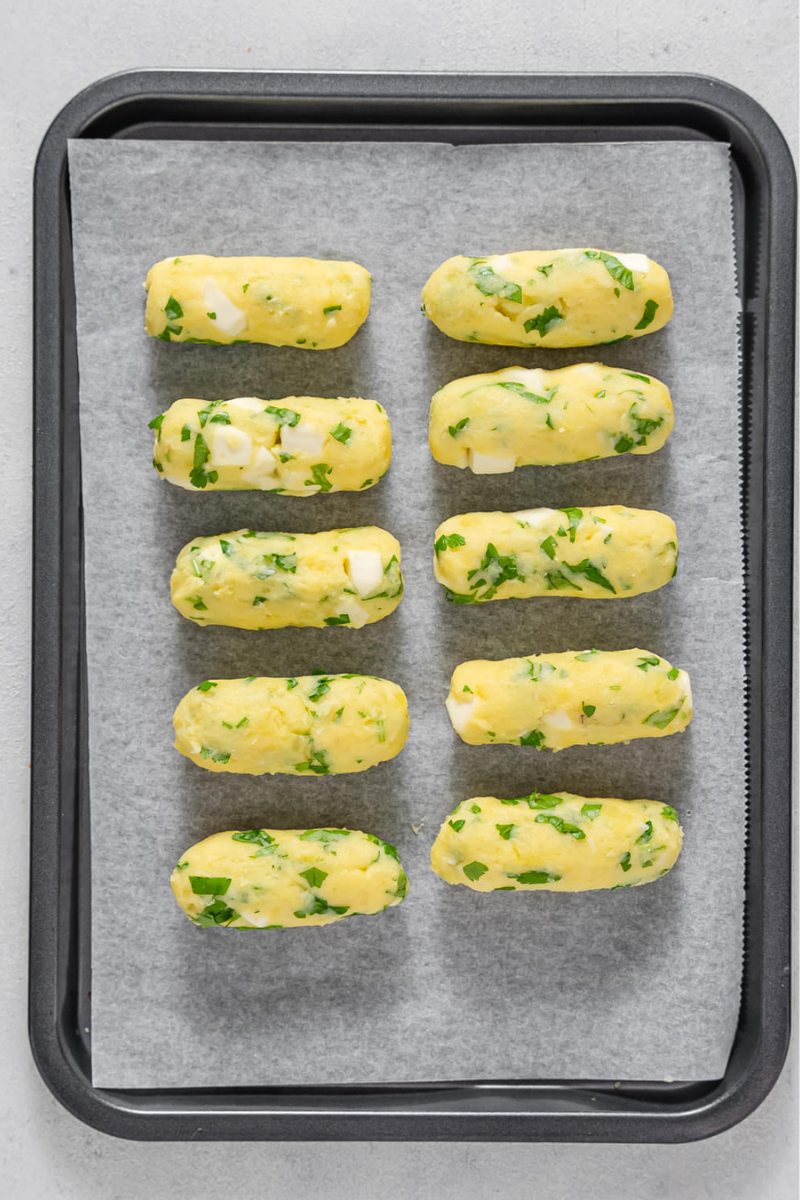 shaped croquettes