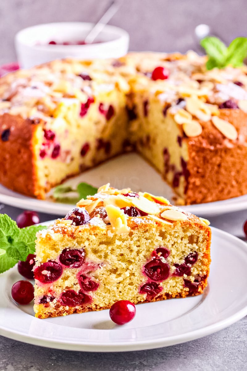 Cranberry Almond Cake